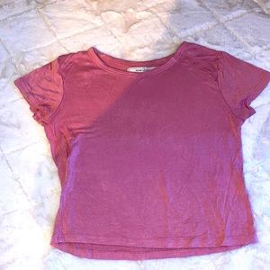 Pink crop top